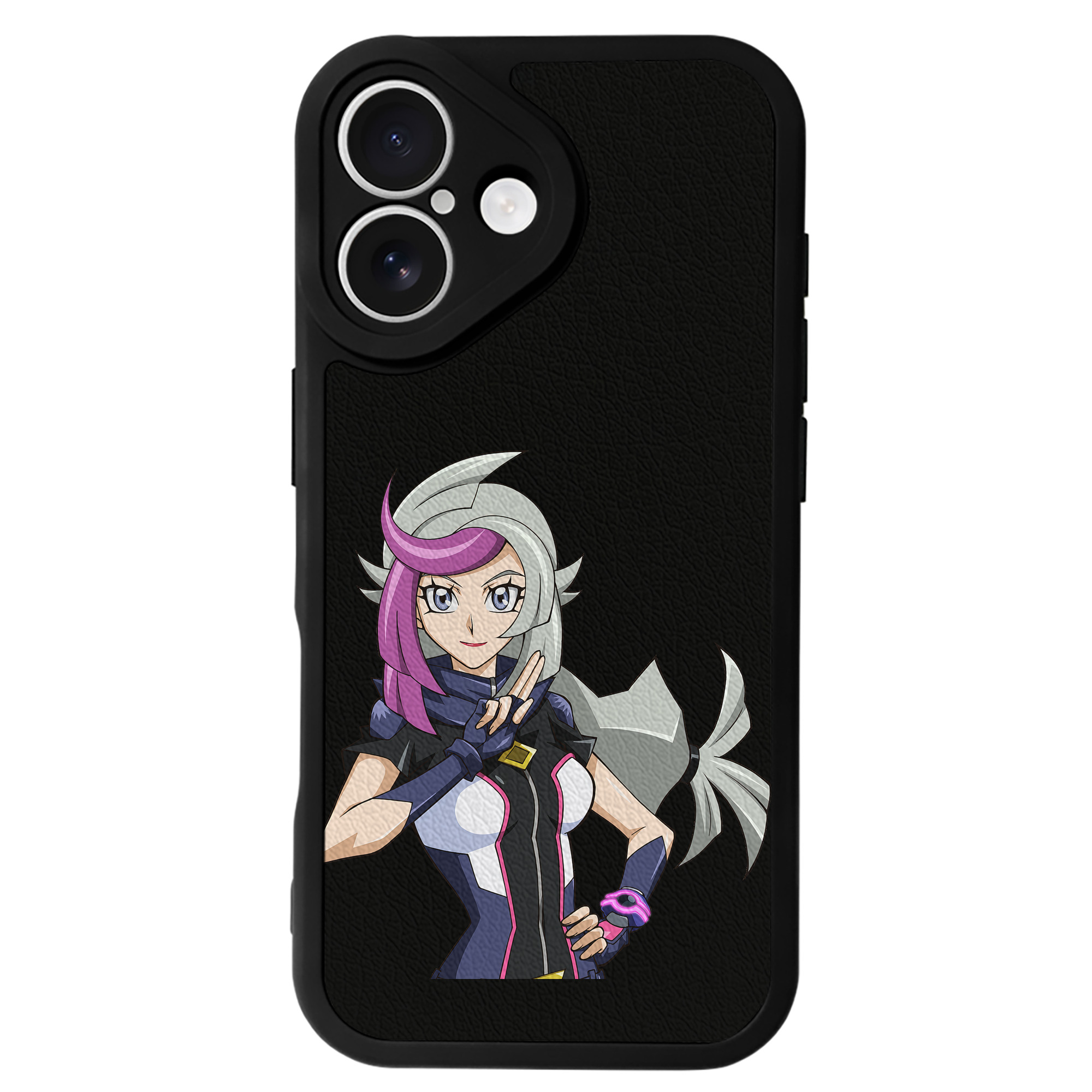 遊☆戯☆王 Yu-Gi-Oh! 【iPhone 16シリーズ対応】シリコンスマホケース（レザー調） 材質：シリコン